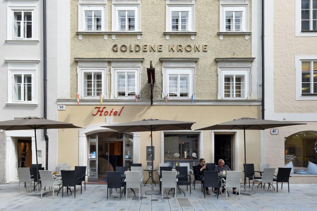 Hotel Krone 1512 Salzburgo Exterior foto